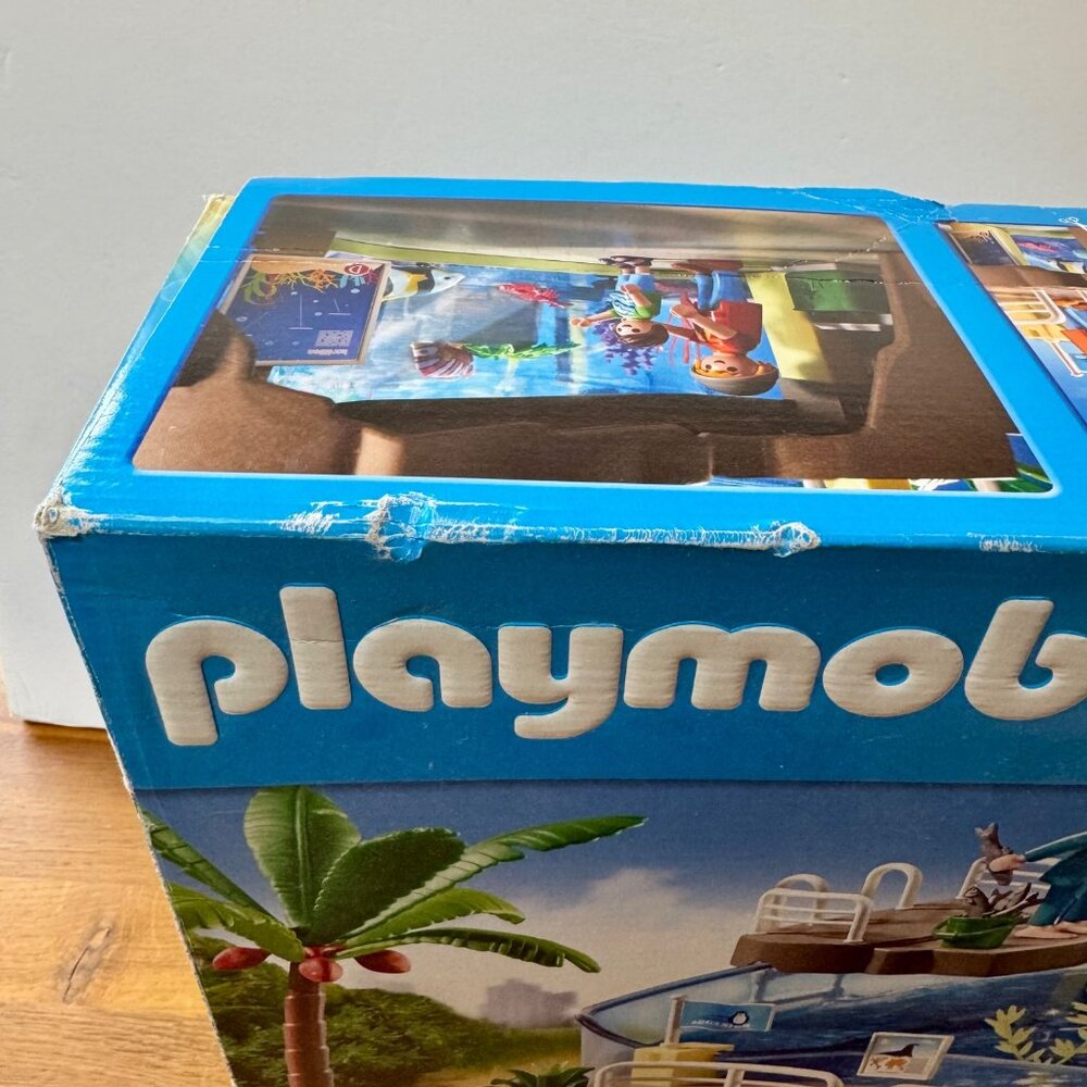 PLAYMOBIL Aquarium Set 9060 Retired Pool Zoo Sea Lion New In Box 112 Pieces 4+ - Picture 3 of 8
